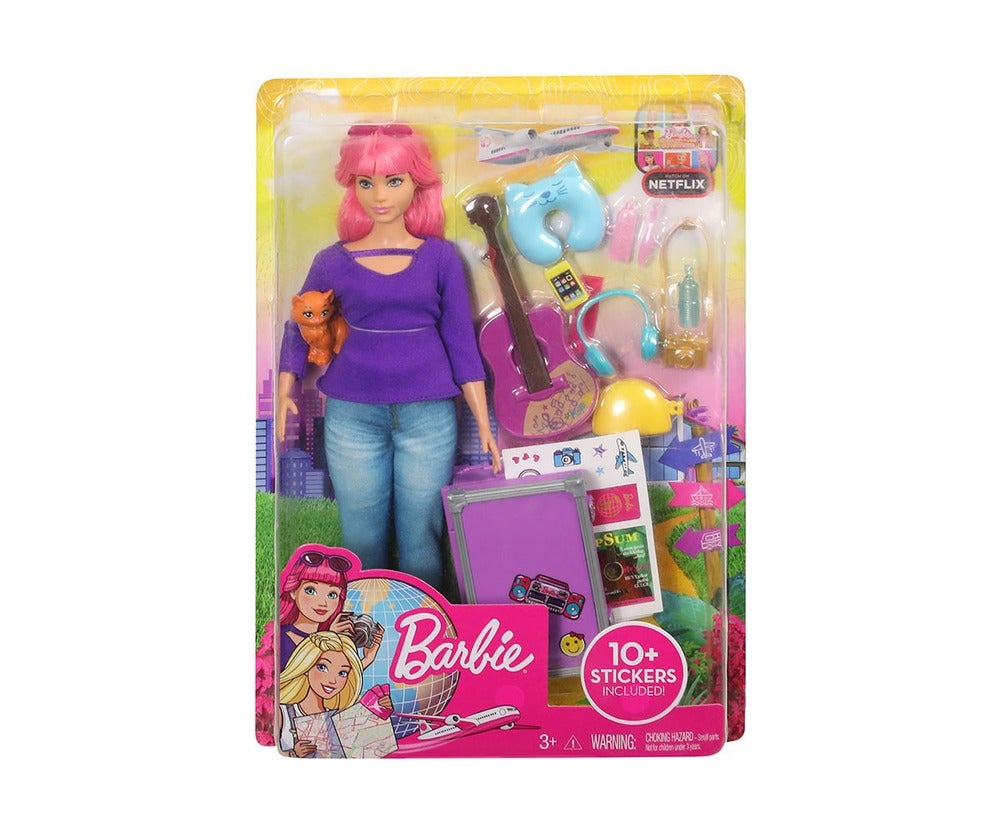 travel barbie doll