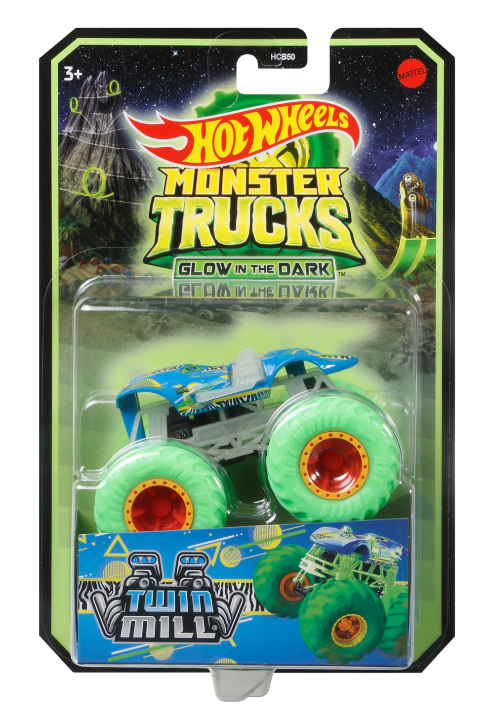 glow in the dark hot wheels monster trucks