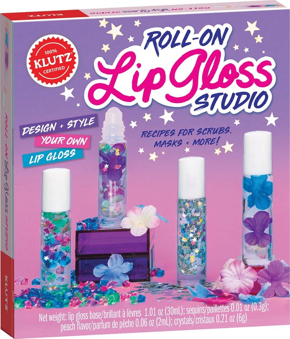 make your own glitter lip gloss kit