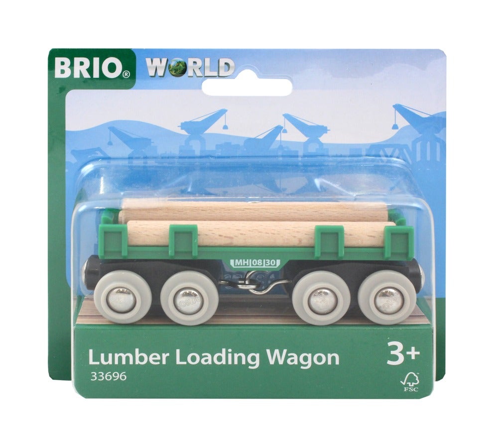 lumber loading wagon