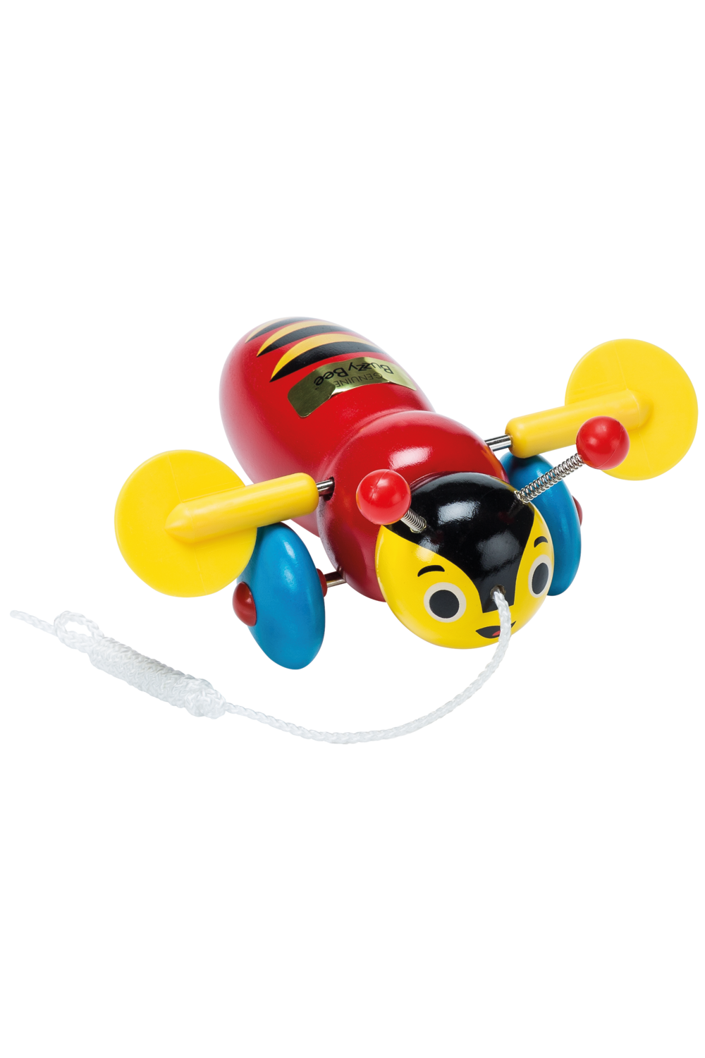 Buzzy Bee Pull Along Wooden Toy Baby Infant Toys