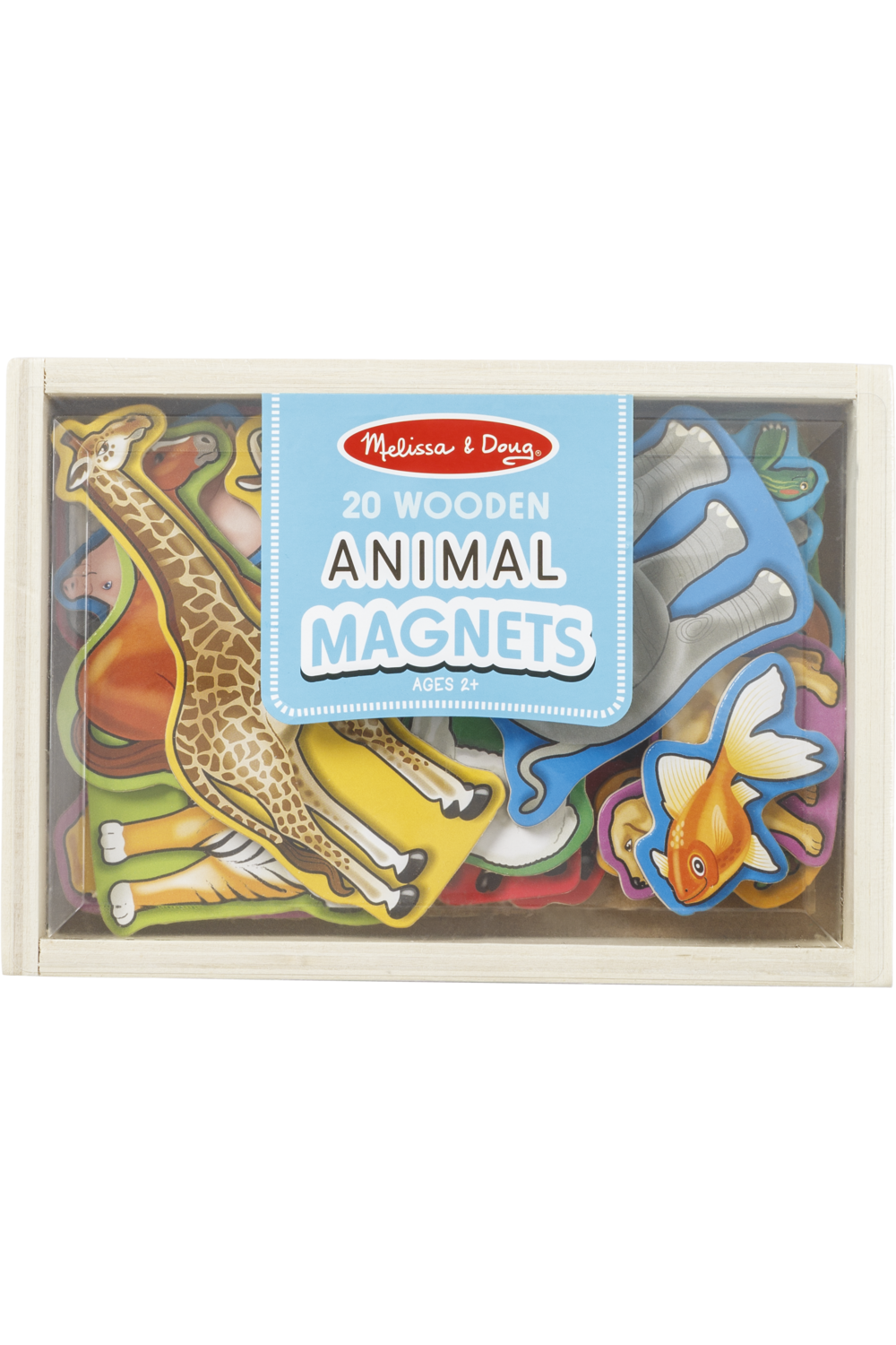 Wooden cheap animal magnets