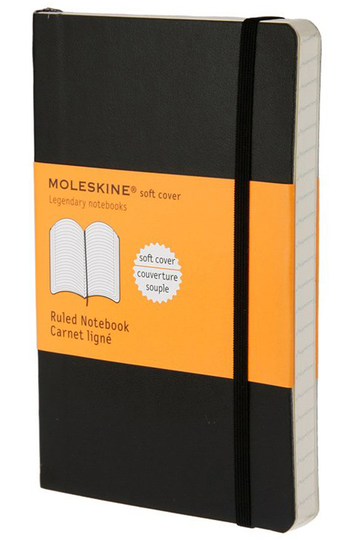 Moleskine ruled notebook A5 size