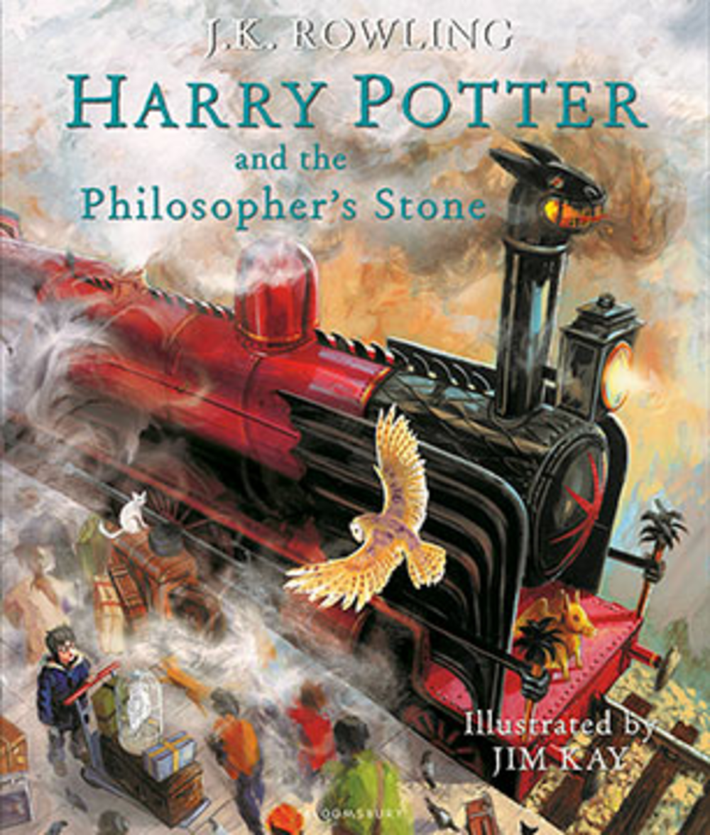 Harry potter hardcover illustrated sale