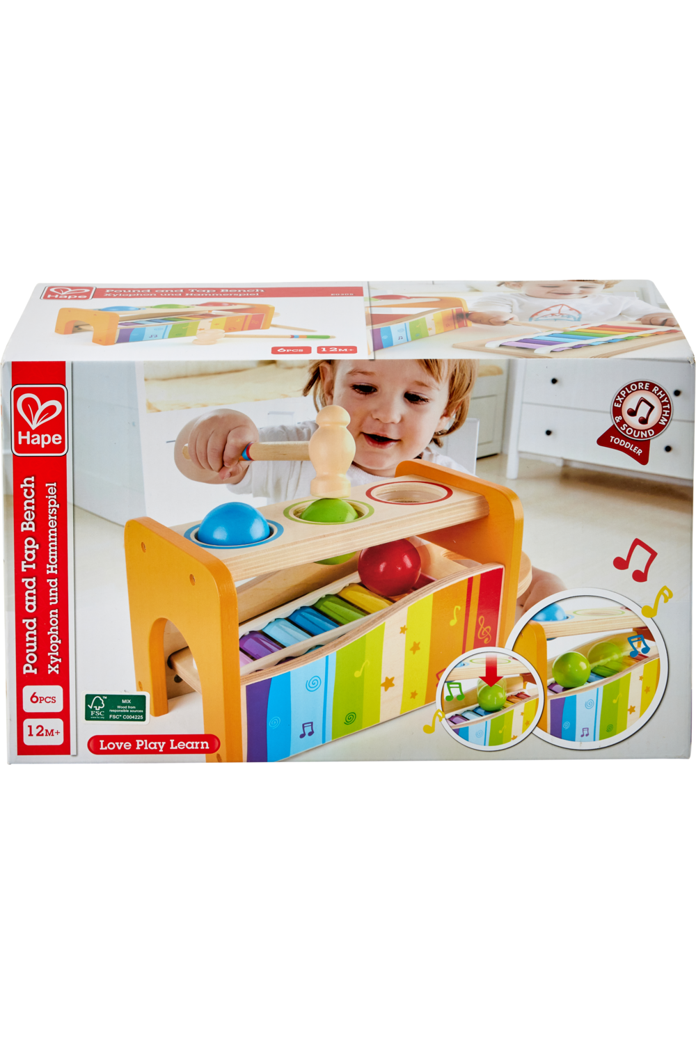 Pound and tap bench by hape online