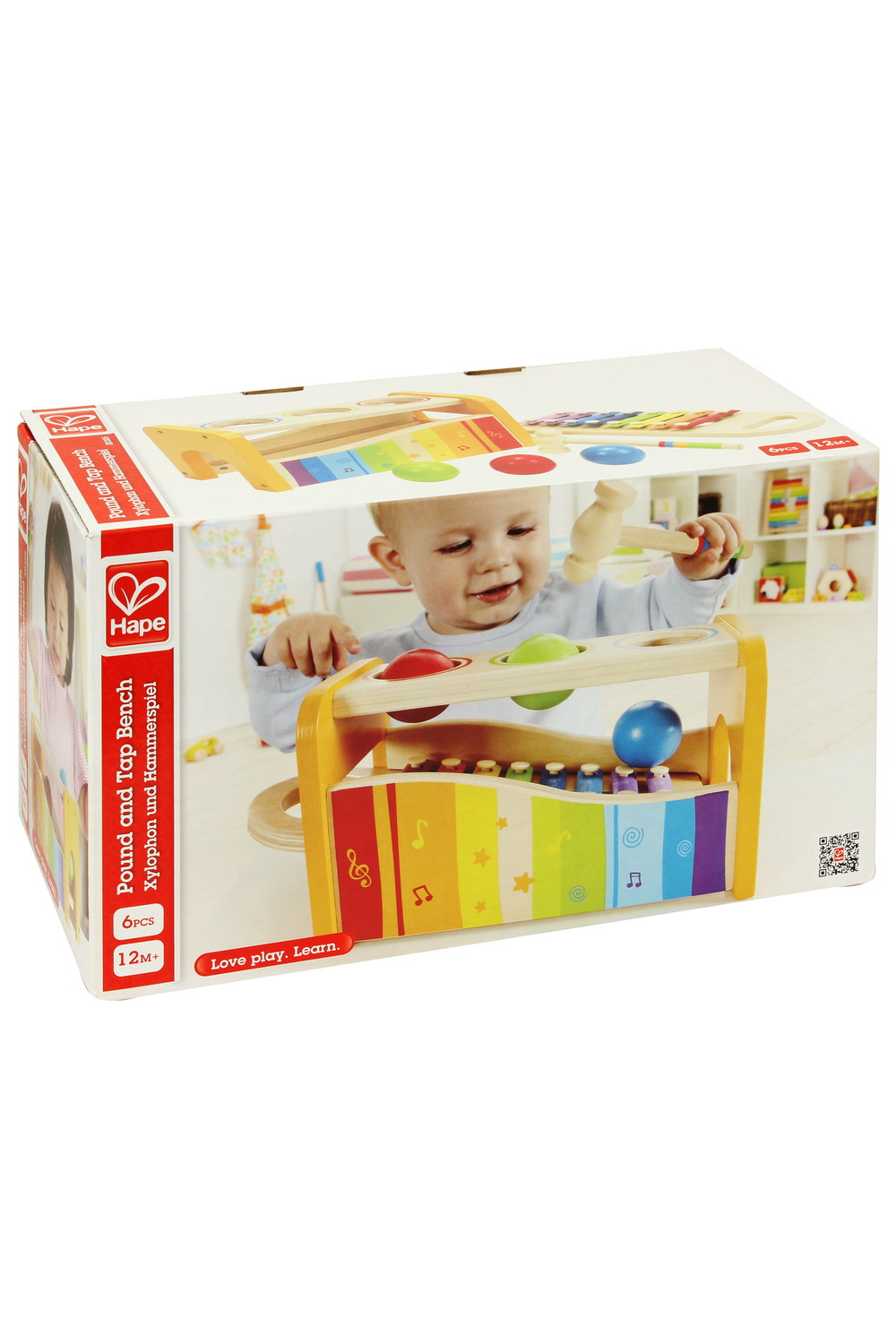 Hape Pound And Tap Bench Baby Infant Toys