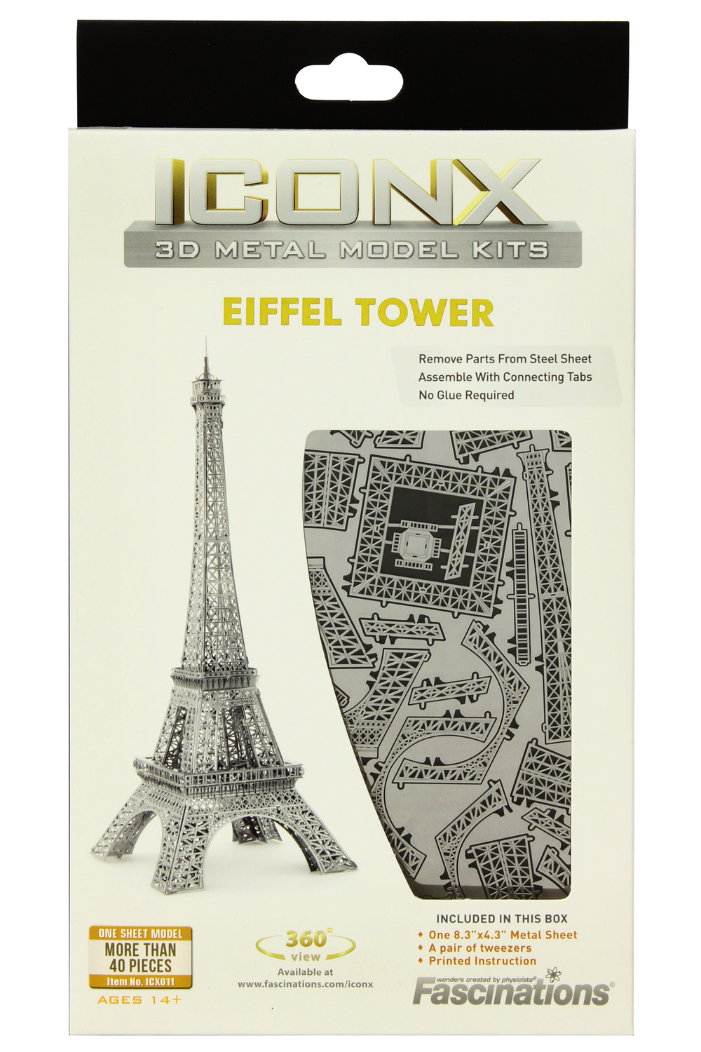 Metal Earth Iconx Eiffel Tower | Whitcoulls