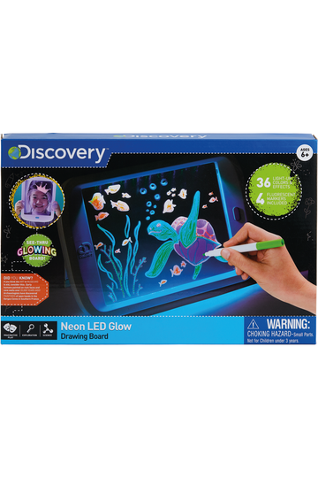 Discovery #Mindblown Neon Glow Drawing Light Board 