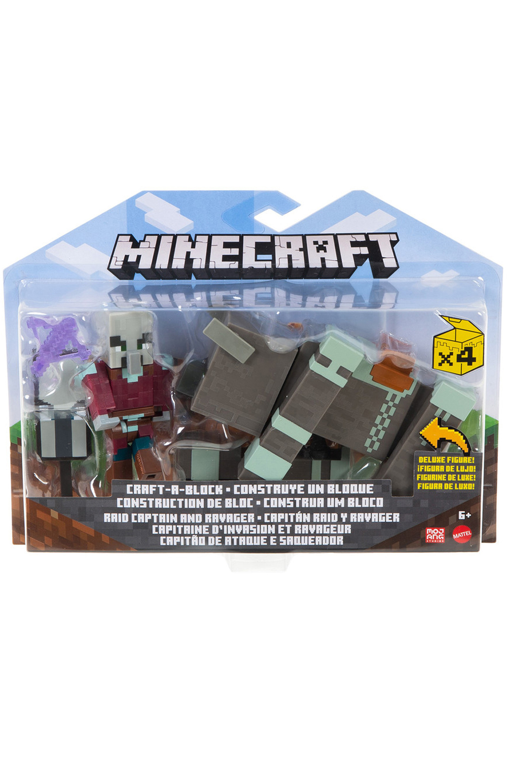 Minecraft Craft-a-block Figures Pack Of 2 Assorted | Whitcoulls