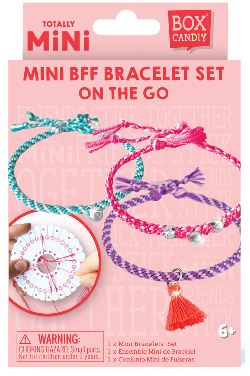 Kids 5 Pack Multicoloured BFF Bracelets - Matalan