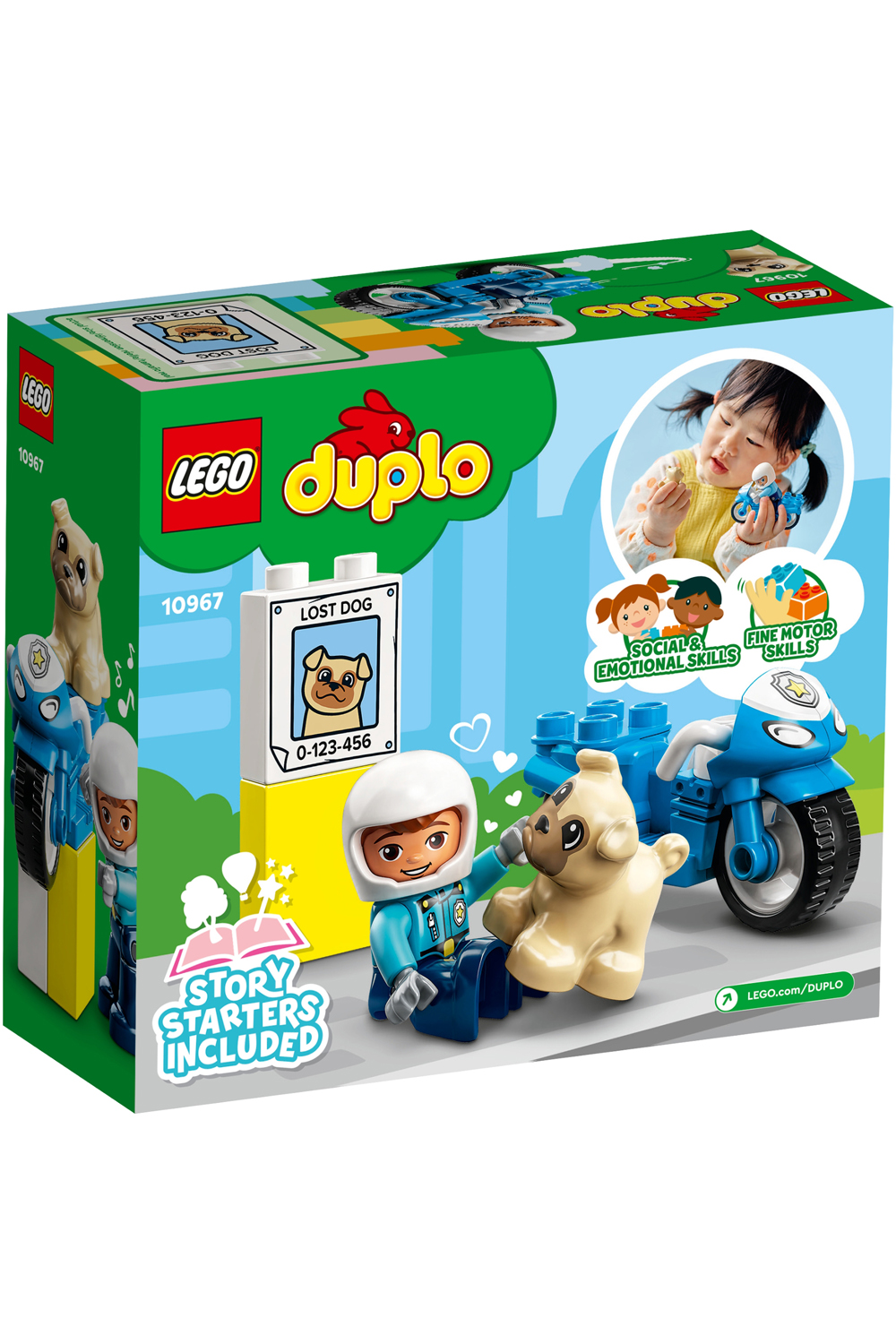 Duplo best sale police motorbike