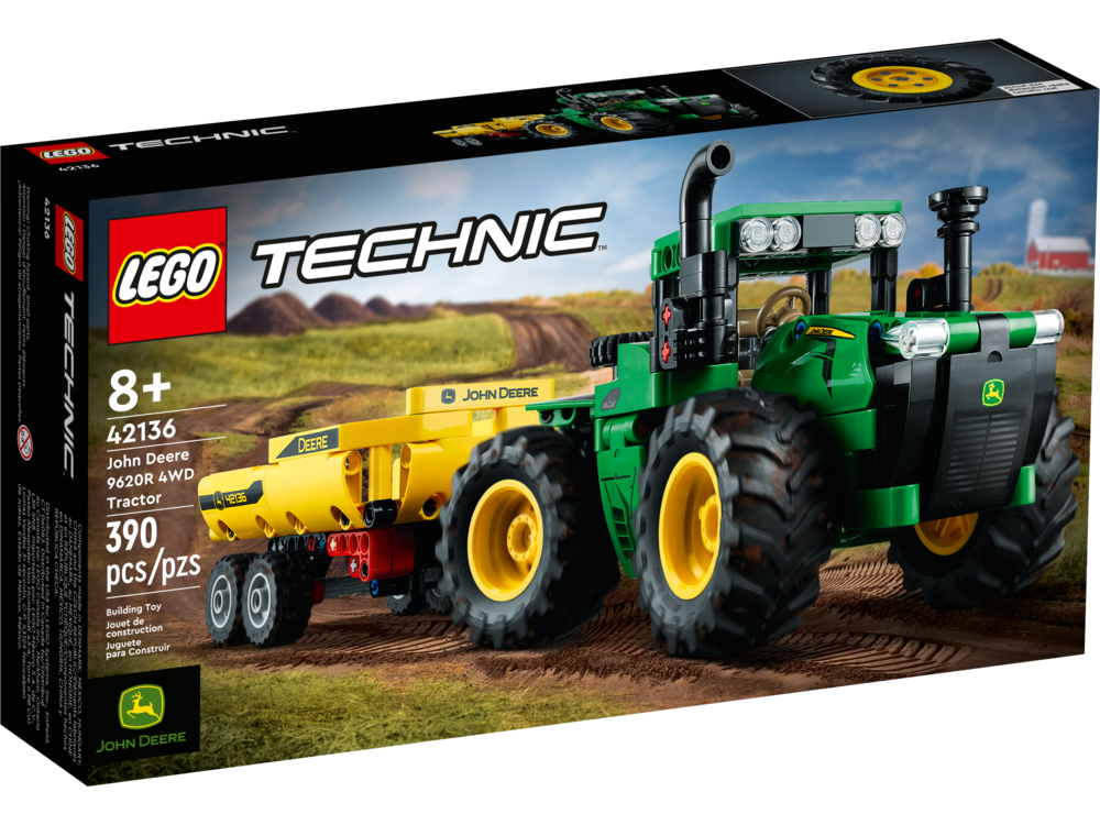 Lego Technic John Deere 9620r 4wd Tractor 42136 Whitcoulls