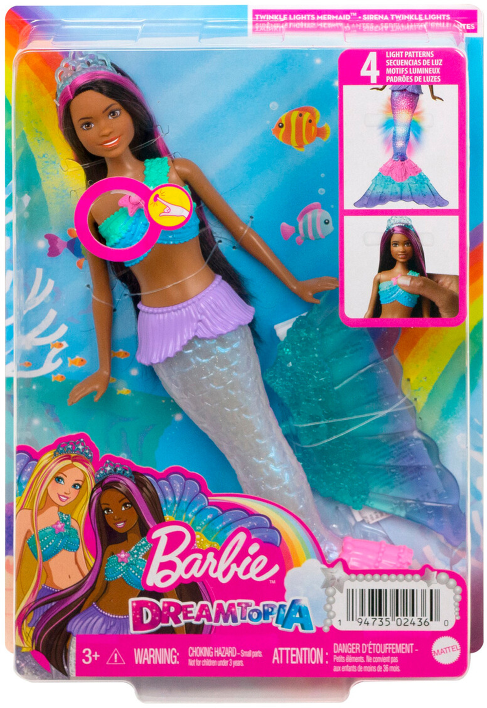 Barbie mermaid online lights