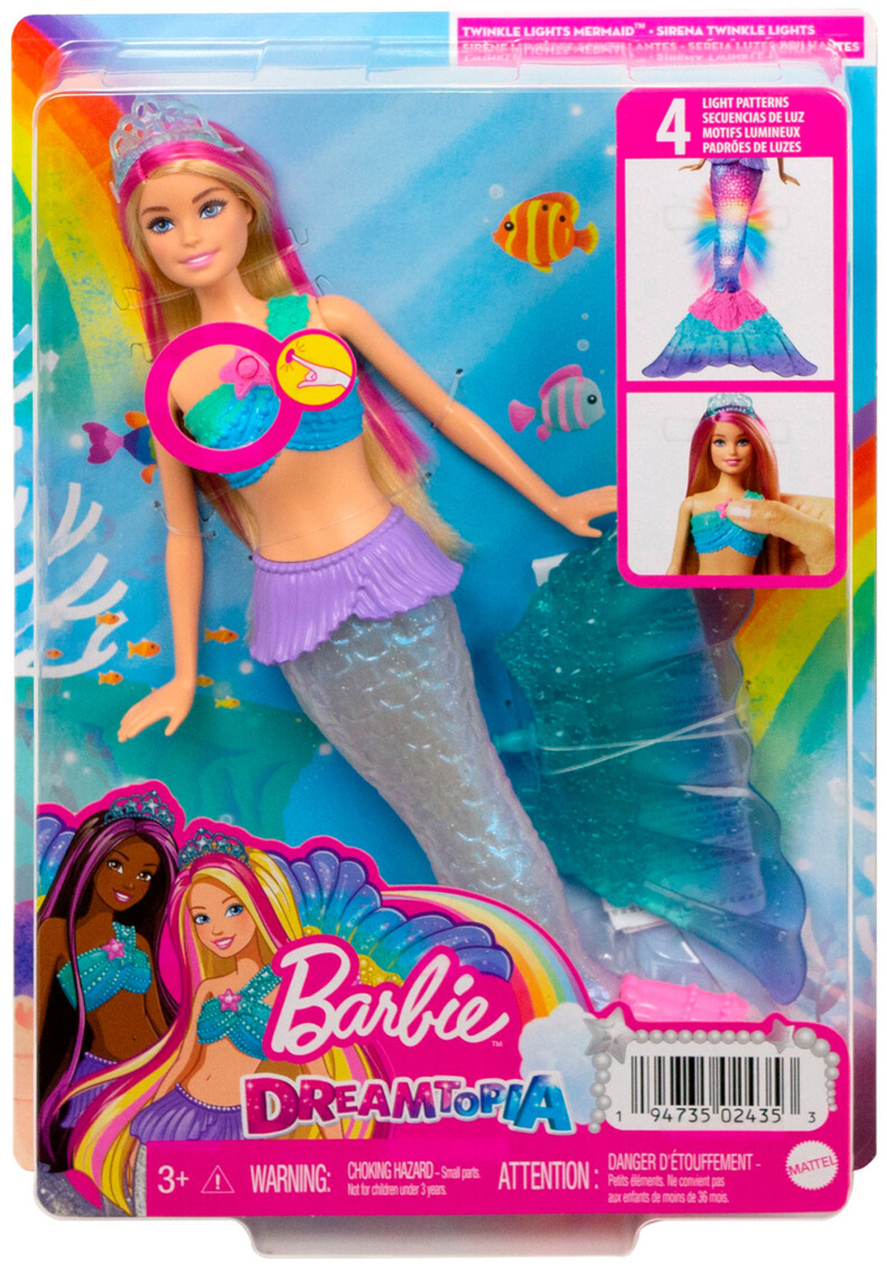 Barbie rainbow lights discount mermaid