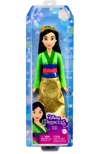 Mattel Disney Princess Dolls, Mulan Posable Fashion Doll with Sparkling  Clothing and Accessories, Mattel Disney Movie Toys, Small