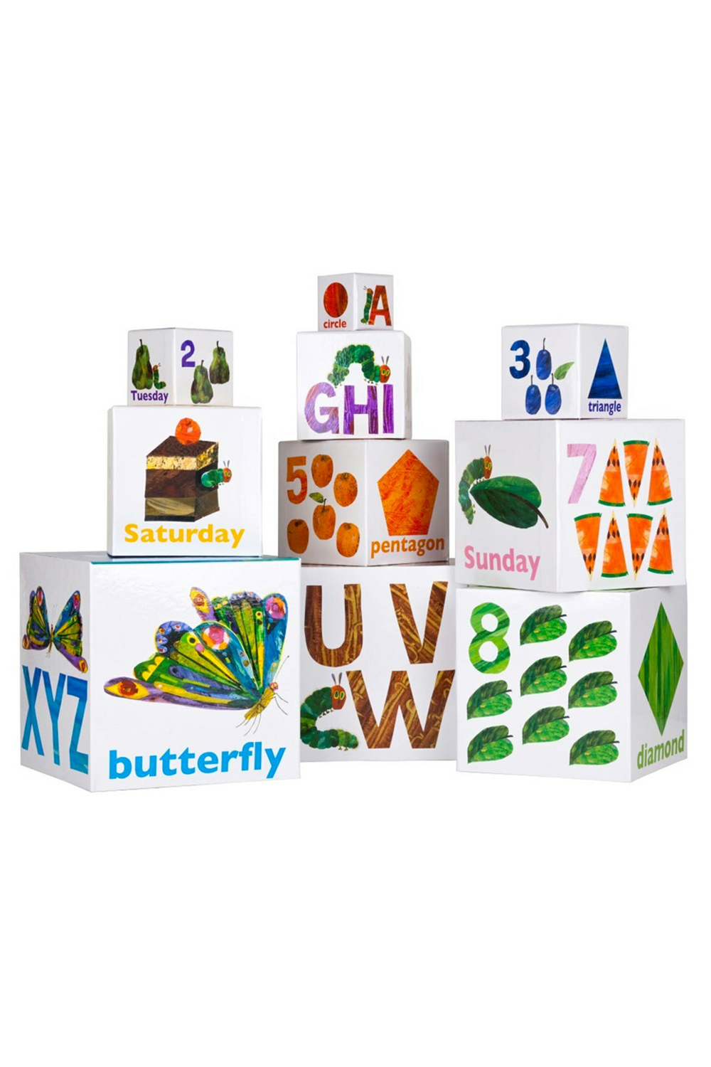 Hungry caterpillar store stacking blocks