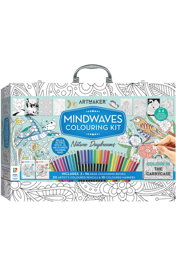 mindwaves calming coloring kit, Five Below