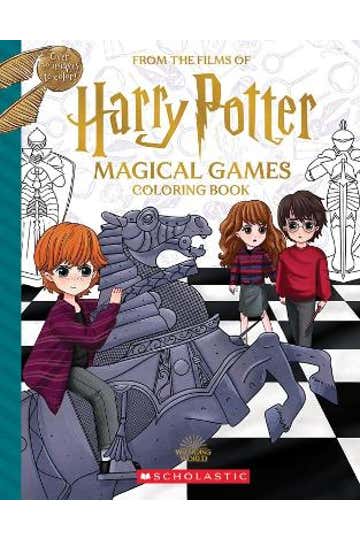 Harry Potter Magical Places & Characters Coloring Book (paperback